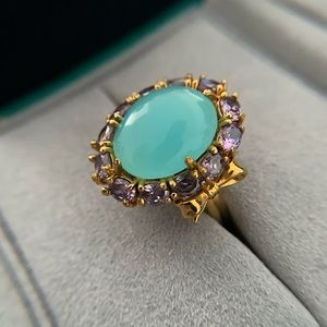 Betsy Johnson Ring + Green Butterfly Box